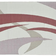 Reversible Mats Outdoor Patio / RV Camping Mat - Swirl (Burgundy/Brown, 9-Feet x 18-Feet)