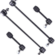 SCITOO 4pcs Suspension Kit Front Sway Bar End Link - Driver Side Front Sway Bar End Link - Passenger Side Rear Sway Bar End Link 2000 2001 2002 2003 2004 For Kia Spectra