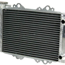 OzCoolingParts KAWASAKI KFX 450R 450 R Radiator, Full Aluminum ATV Radiator for 2008-2014 2009 2010 11 12 13 Kawasaki KFX450R/KFX450R Monster Energy 09