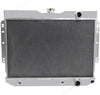 CoolingSky 4 Row All Aluminum Radiator + Fan Shroud Combo & Relay Kit for Chevy El Camino/Impala/Bel Air/Biscayne/Kingswood 1959-1965