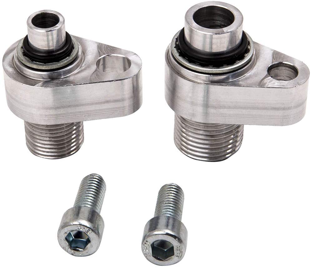 AC Compressor Adapter Fittings for LS Engine Swap 451-1105 451-1106 for Denso 10S17F & 10S20F