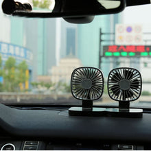 TUTU-C Car office dual purpose 5V Car USB Small Fan 360 Degree Rotation USB Powered Home Fan Black/White (black)