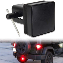 OPP ULITE Hitch Lights 15 LEDs Black Lens 2ND Trailer LED Brake Tail Light Cover with Strobe Mode Fit 2" Receiver Truck SUV Pickup (Trailer Lights LY039-2)