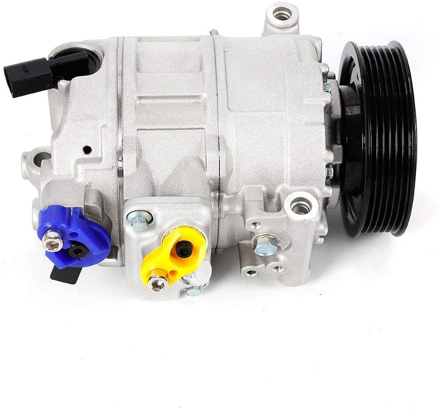 AC Compressor & A/C Clutch 1K0 820 803 For VW Jetta Golf GTI Beetle Passat Eos A3 TT 2.0L