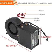 Keenso Portable Car Heater, Fast Heating Defroster Defogger 12V Auto Ceramic Heater Cooling Fan 2-Outlet