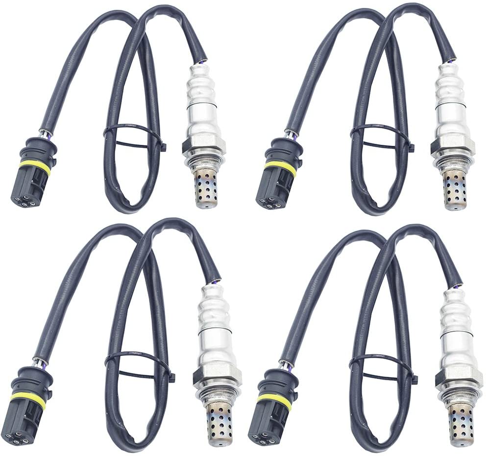 Guniang Oxygen Sensor O2 02 for Mercedes-Benz ML320 ML350 ML500 S430 S500 Upstream +Downstream 4pcs