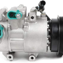 TBVECHI Air Conditioner Compressor W/Clutch Fits for 2007 2008 2009 Kia Spectra & Spectra5 2.0L 158350