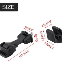 Hood Latch for Jeep Wrangler,2 Set Hood Latch Safety Catches & Brackets for JK 2007-2016 55395653AF Sport Utility 2-Door/4-Door