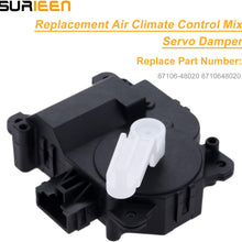 SURIEEN Car Climate Control Damper Air Mix Servo Motor Fits for Lexus RX300 1999 2000 2001 2002 2003 Replace OE 87106-48020