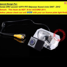 Navinio car Rear View Back up Parking Reverse Vehicle Camera for Honda CRV Accord City FIT 2013 Odyssey Acura Civic 2007-2012