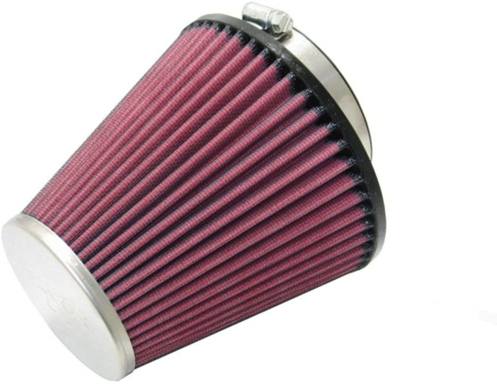 K&N Universal Clamp-On Filter: High Performance, Premium, Washable, Replacement Filter: Flange Diameter: 3.3125 In, Filter Height: 5.4375 In, Flange Length: 0.78125 In, Shape: Round Tapered, RC-8110