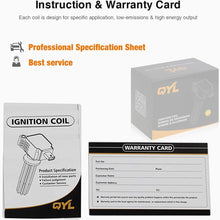QYL Ignition Coil Pack Replacement for Santa Fe Tiburon V6 2.7L 27301-37110 C1352 UF-357 UF-425