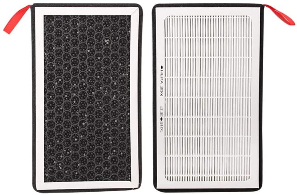 WonVon Air Filter HEPA, 2 Pack Automotive Air Conditional Replacement Cabin Air Filters with Activated Carbon For Tesla Model 3 Model Y