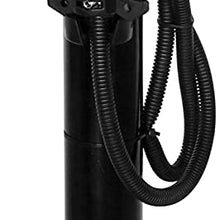 Uriah Products UC500010 Electric Trailer Jack (7-Way Connector, 5000 lb. 12V DC), Black (Black 5000 lb)