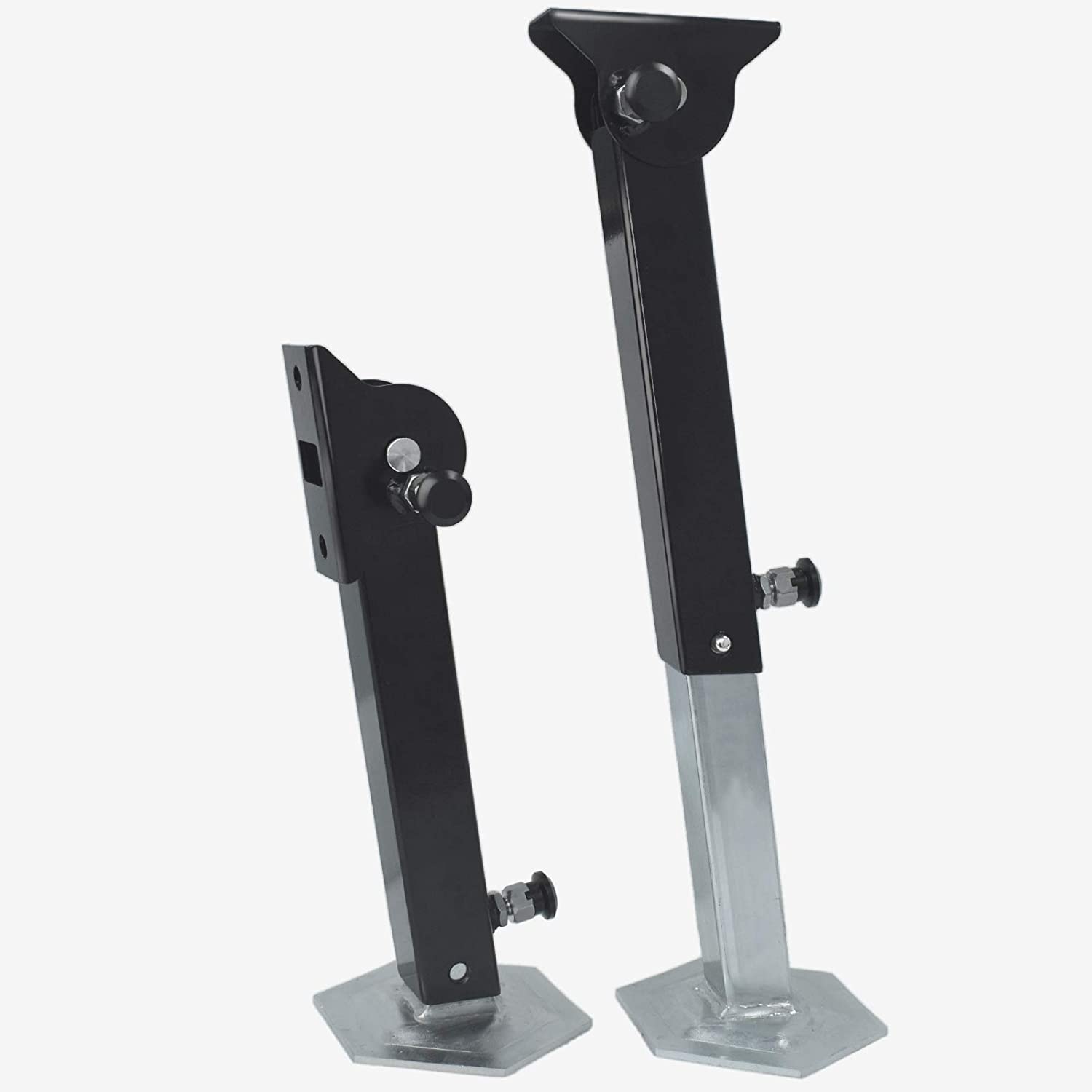 NOLOGO Sulythw 2PACK Telescoping Trailer Swing Down Jacks (1,500 lb. Support Capacity Each) Adjustable from 12