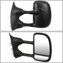 DNA Motoring TWM-004-T111-BK+DM-074 Pair of Towing Side Mirrors + Blind Spot Mirrors