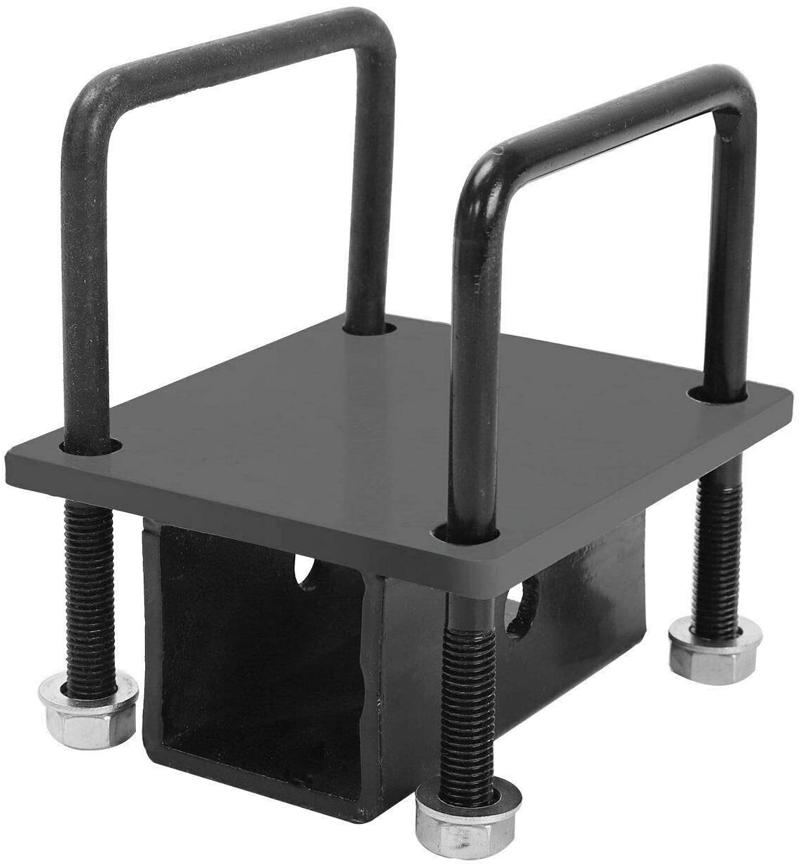 VOWAGH RV Bumper Hitch Receiver Adapter Compatible with RV Bumper Bike Rack Cargo Travel Carrier Mount Built for 4