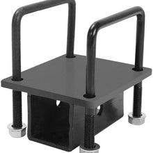 VOWAGH RV Bumper Hitch Receiver Adapter Compatible with RV Bumper Bike Rack Cargo Travel Carrier Mount Built for 4" x 4" Continuous Welded Steel Bumpers