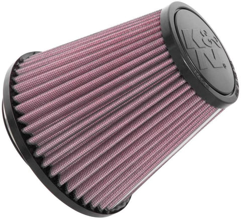K&N Universal Clamp-On Air Filter: High Performance, Premium, Replacement Filter: Flange Diameter: 3.25 In, Filter Height: 5.4375 In, Flange Length: 0.78125 In, Shape: Round Tapered, RU-1637