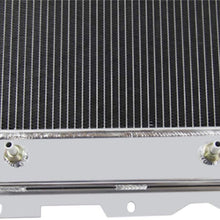 Primecooling 52MM 3 Row Core Aluminum Radiator for Jeep Wrangler TJ YJ w/Chevy V8 Conversion 1987-06