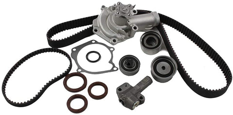 DNJ TBK123WP Timing Belt Water Pump with Hydraulic Tensioner/For 99-06 Kia, Hyundai/Optima, Sonata, Santa Fe/ 2.4L/ DOHC/Naturally Aspirated