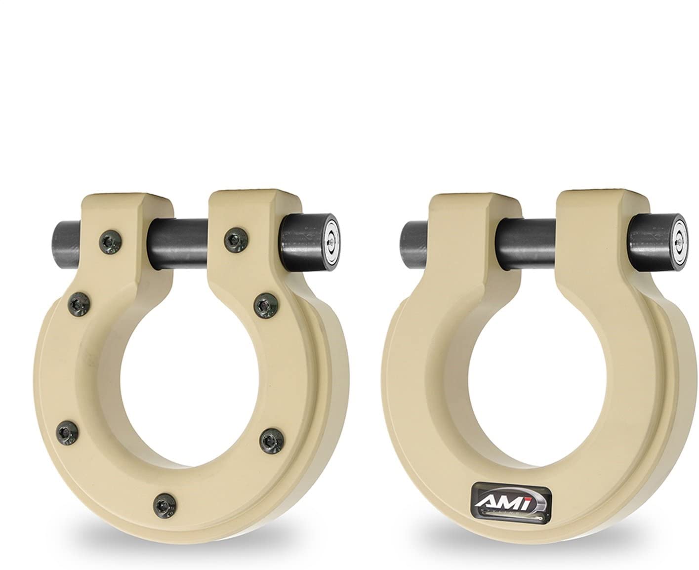 All Sales AMI 8814TN-2 Demon V2 - Round D-Ring Desert Tan, 1 Pack