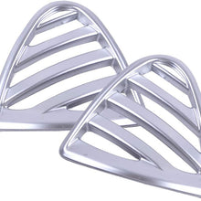 Eastar 5pcs Front Upper Middle Side AC Air Vent Outlet Cover Trim Frame Fit for Nissan Kicks 2016-2019