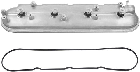 Bicos 264-965 12570427 Left Side Driver Side Engine Valve Cover with Gaskets & Bolts Compatible with Cadillac Escalade Chevy Silverado Suburban Express Tahoe Trailblazer GMC Sierra Yukon Pontiac G8