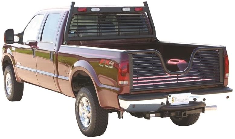 Go Industries 623B Headache Rack and Cab Protector (07-13 Silverado/Sierra/04-13 F150 No Heritage/2013 Ram 1500 Blk Heavy Duty Lighted Headache Rack)