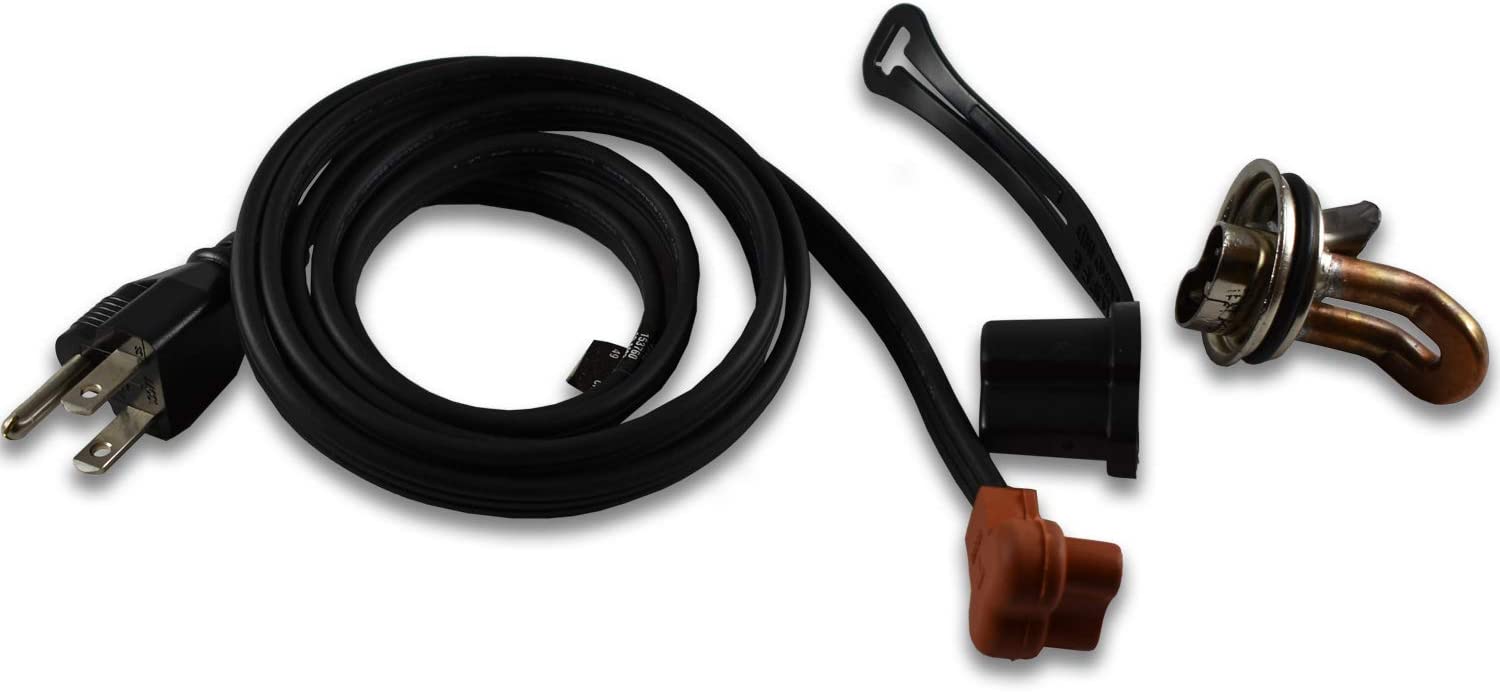 Zerostart 3100025 Freeze Plug Engine Block Heater for Kubota, 35mm Diameter | CSA Approved | 120 Volts | 400 Watts