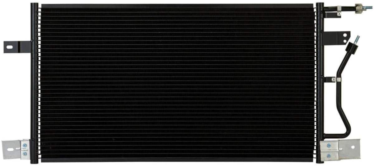 Junonne All Aluminum Condenser 1 Row Compatible with Ford Sable Taurus Mercury Sable 3.0L 3.4L