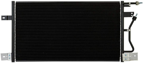 Junonne All Aluminum Condenser 1 Row Compatible with Ford Sable Taurus Mercury Sable 3.0L 3.4L