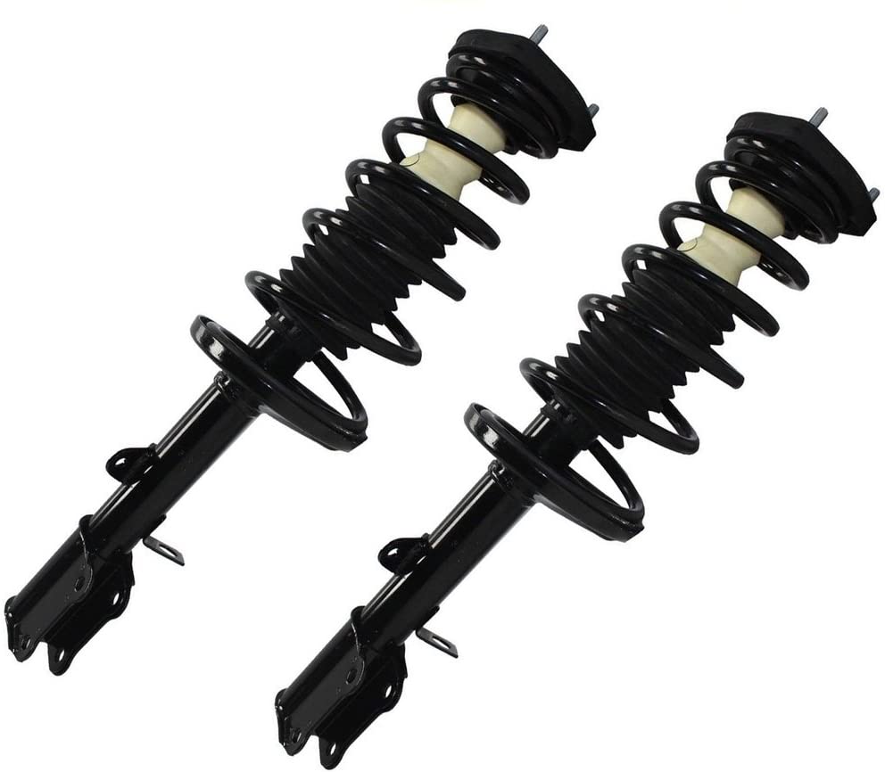 DTA 60066 Rear Complete Strut Assemblies With Springs and Mounts Ready to Install OE Replacement -2-pc Pair, Corolla, Prizm