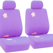 FH Group FB053102 Floral Seat Covers (Pink) Front Set with Gift – Universal Fit for Cars Trucks & SUVs