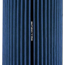 Spectre Universal Clamp-On Air Filter: High Performance, Washable Filter: Round Tapered; 4 in (102 mm) Flange ID; 10.719 in (272 mm) Height; 6 in (152 mm) Base; 5.125 in (130 mm) Top, SPE-HPR0882B