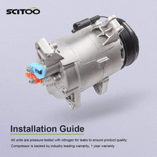SCITOO Air Conditioning Compressor Compatible with CO 11068LC 2002-2006 Mini Cooper 1.6L