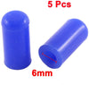 FOORDAY Dia Silicone Blanking Cap 6MM Inner Inner Diameter 6MM Blue Universal Application - 5 PCS