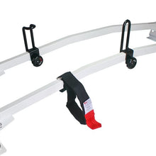 Vantech Universal Steel M3000 Ladder roof Van Rack w/ 60" Angled Bars White