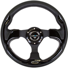 NRG Innovations RST-001BK Race Style 320mm Sport Steering Wheel with Black Trim