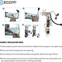 ECCPP Electric Fuel Pump Module Assembly w/Sending Unit Replacement for 1999 Ford Ranger L4-2.5L E2261S