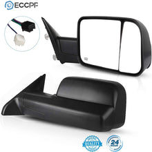 ECCPP Towing Mirror for 2011-2015 Ram 1500 2500 3500 2009-2010 for Dodge Ram 1500 Black power heated Side View Pair Mirrors