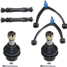 MILLION PARTS 6 pcs Front Upper Control Arm Suspension Sets Ball Joint Assembly