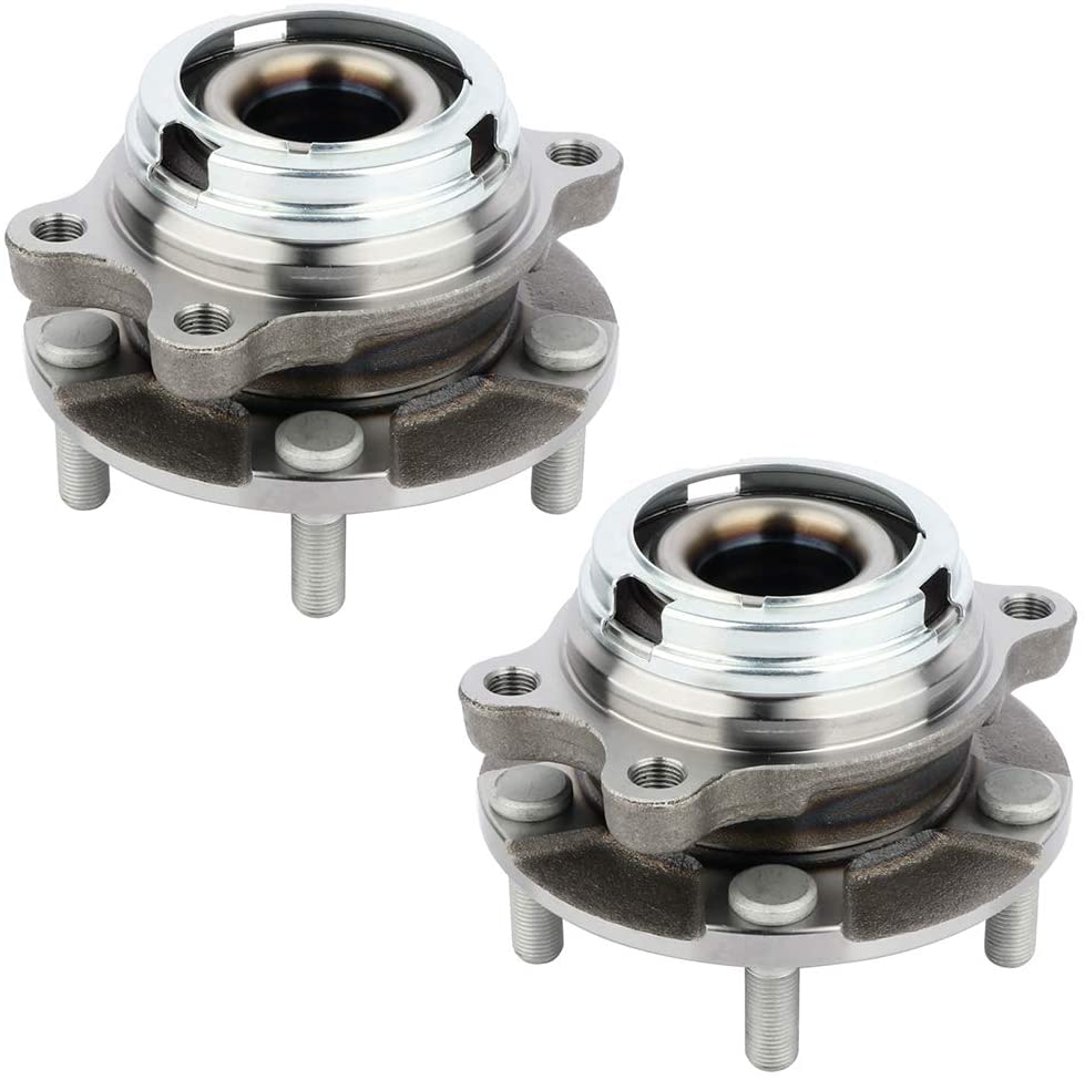 ECCPP Wheel Hub and Bearing Assembly Front 513338 fit 2012-2017 Nissan Quest,2013-2014 Nissan Murano Wheel Bearing Hubs 2 pcs