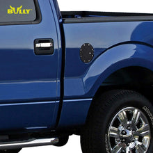 Bully BBS-1221CK Fuel Door - Billet Aluminum Fuel Filler Door with Lock, Black Gas Door for 1997-2003 Ford