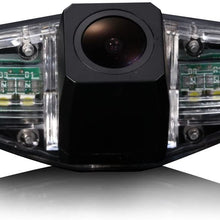 170° Reversing Vehicle-Specific Integrated in Number Plate Light License Rear View Backup Camera for Honda Accord/Acura TSX/Accord/Pilot/Civic EK/Civic FD/Odyssey/Acura TSX (HD Back Camera) (HD Back Camera)