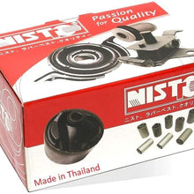 NISTO 4 Front Lower Control Arm Bushing Bushes Bush For 2002-2006 Honda CR-V 2001-2005 Honda Civic