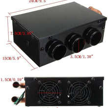 Owlhouse Car Heater DC 12V 24W 3 Hole Portable Car Vehicle Windshield Defogger Demister Defroster