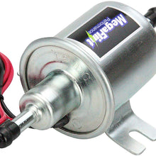 Megaflint+ E8012S 12V Universal Electric Fuel Pump Low Pressure 5-9 PSI For Gas Diesel Inline HEP-02A