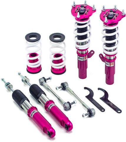 Godspeed MSS0129 MonoSS Coilover Lowering Kit, Fully Adjustable, Ride Height, Spring Tension And 16 Click Damping, compatible with Honda Civic Coupe/Sedan NONE-Si (FC) 2016-20