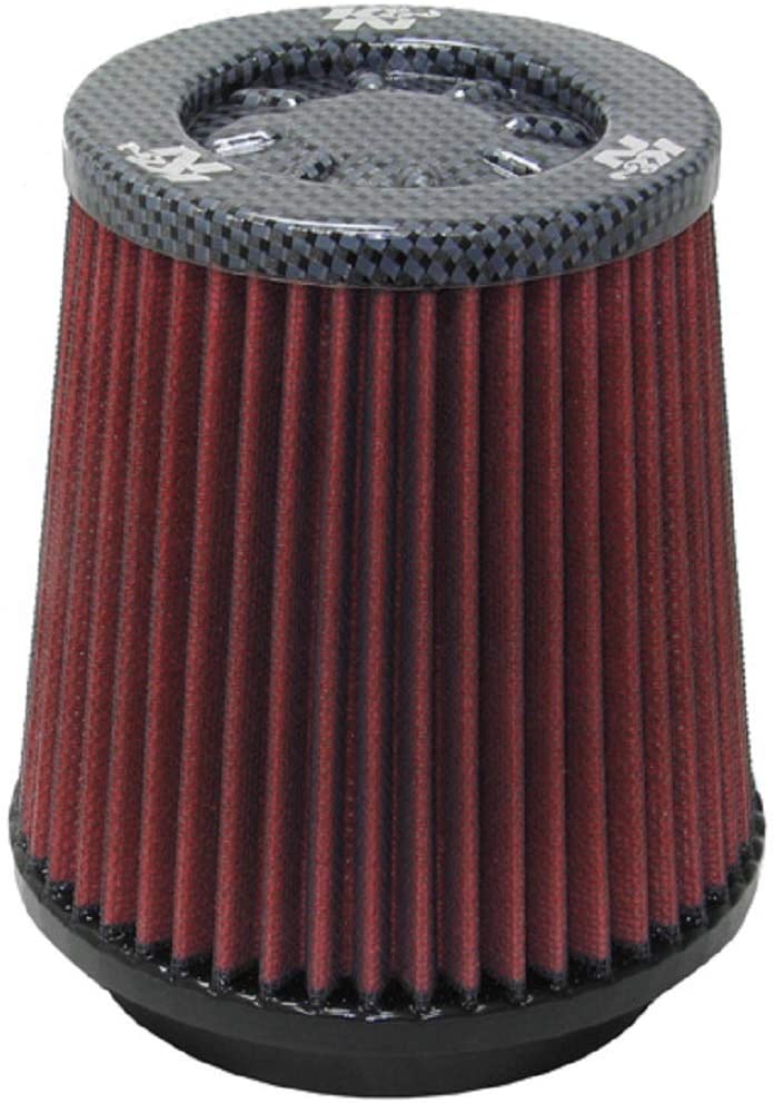 K&N Universal Clamp-On Air Filter: High Performance, Premium, Washable, Replacement Filter: Flange Diameter: 3.9375 In, Filter Height: 6 In, Flange Length: 0.75 In, Shape: Round Tapered, RF-1682